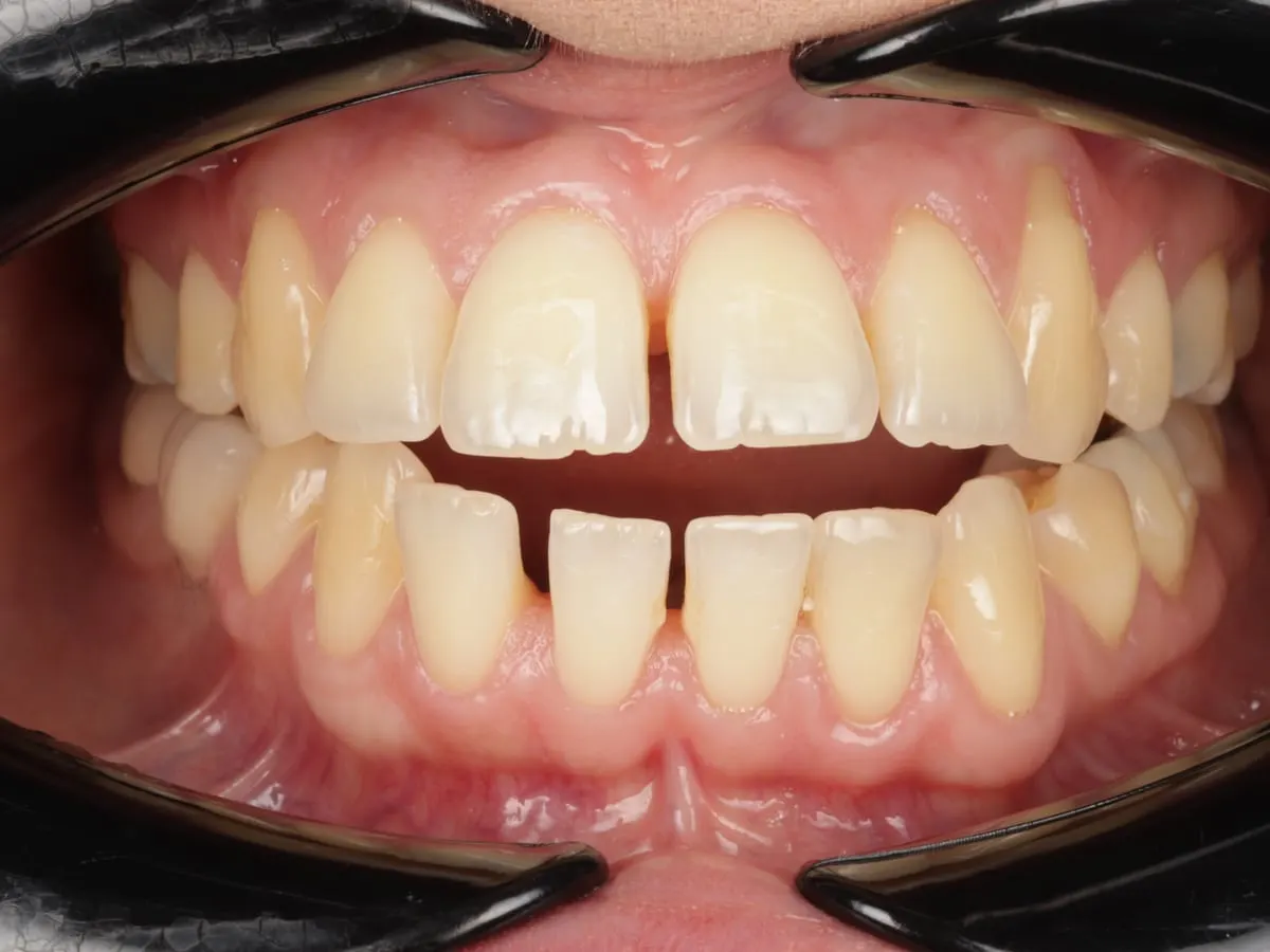 Clear Aligners - patient's teeth before treatment at Highview Dental Practice