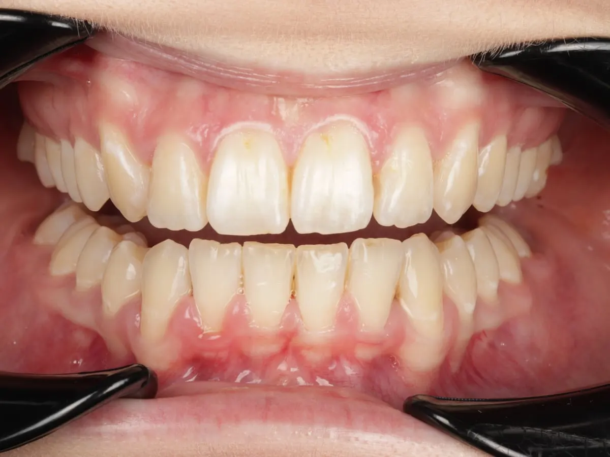 Fixed Braces - patient's teeth after treatment at Highview Dental Practice